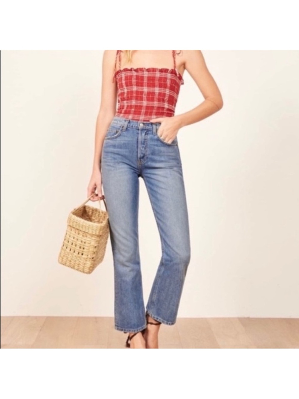 Reformation Jeans Jordi Kick Flare Size 27